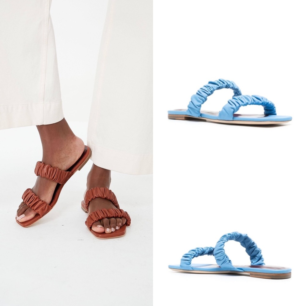 STAUD Leather Maya Sandals